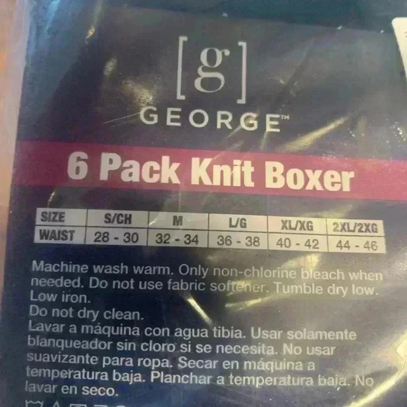 2packs of 6Pair of Knit Boxers 12pair S Antimicrobial, Moisture Wicking Tag-free - Picture 3 of 5